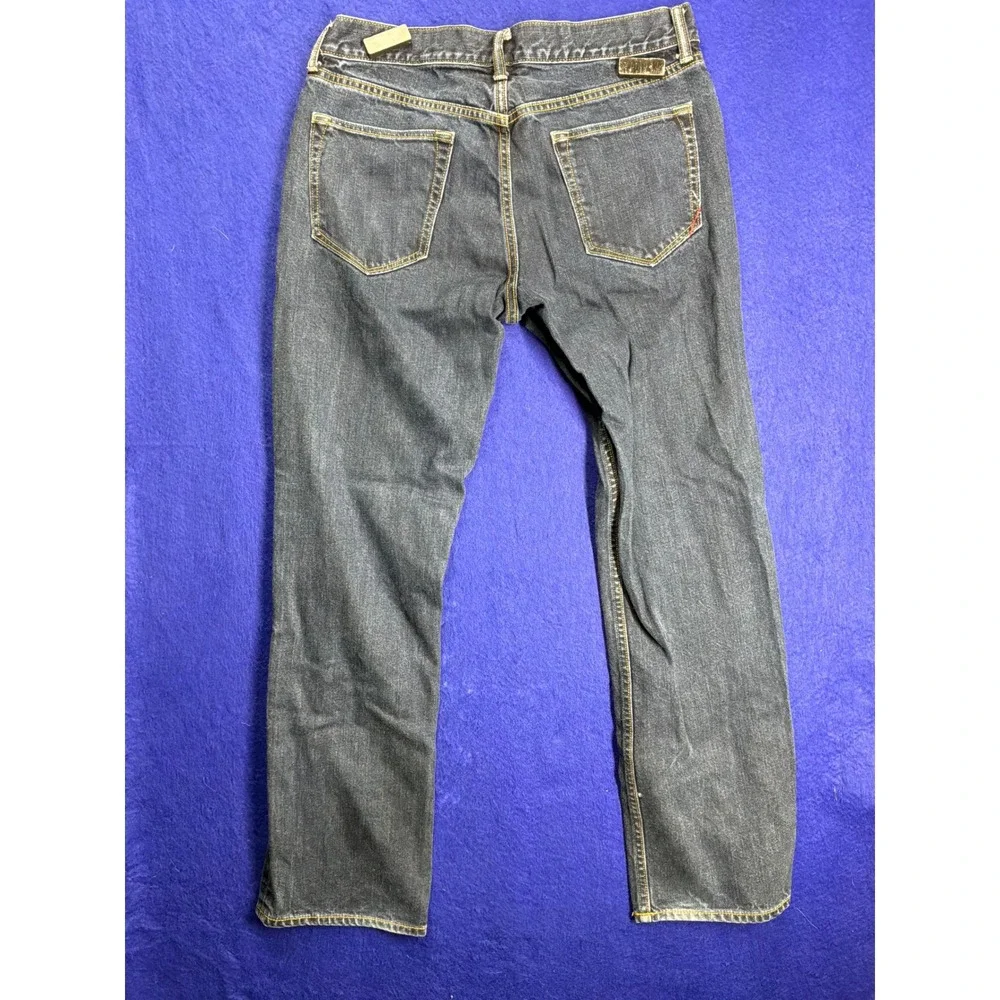 Normcore Mens Banana Republic Straight Leg Jeans 32x30 Dark Wash Blue